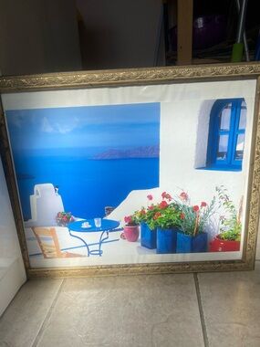Framed poster of Greece